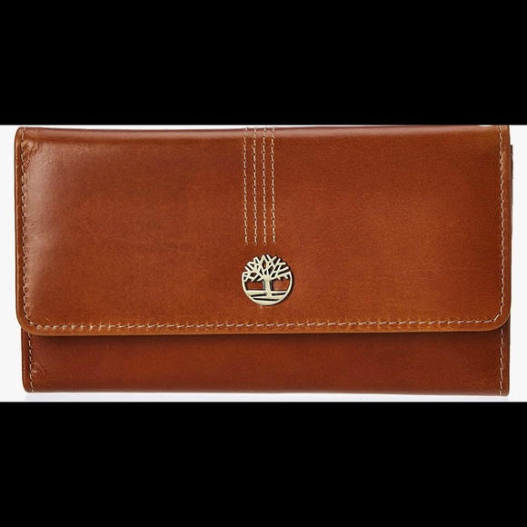 NWT Women's Leather RFID Flap Wallet Clutch Organizer, Castlerock, MULTI COLORS - Picture 1 of 16